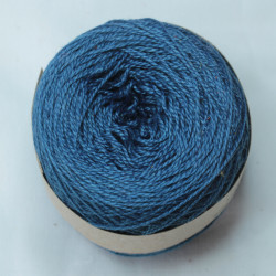 20/2 silk - Medium indigo blue 25g