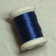 Flat silk - Dark indigo blue