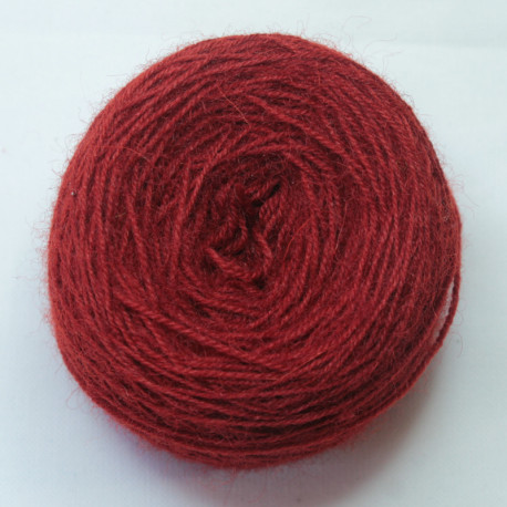 3-ply wool - Dark madder red