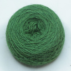  20/2 wool - medium weld + indigo Green