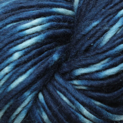 1-Ply wool Nm 1/1 - Tie dye indigo