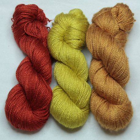 End of stock 20/2 mulberry silk- 100m skeins
