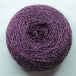  20/2 wool - Dark purple cochineal + iron