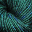 1-Ply wool Nm 1/1 - Tie dye green and blue