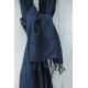 Kala cotton scarf - Indigo blue
