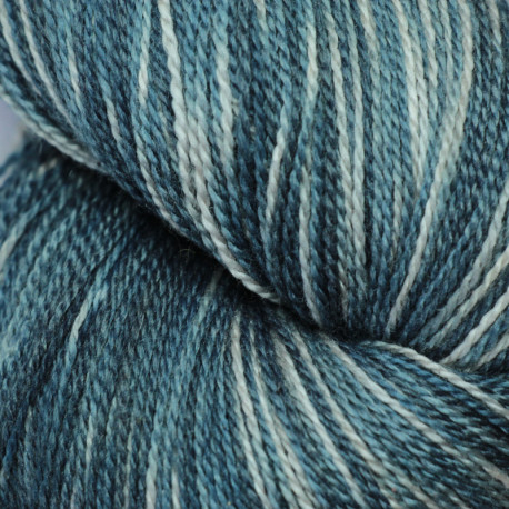 Merino and silk Nm 16/2 -  Tie and dye indigo