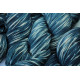 Merino and silk Nm 16/4 -  indigo tie dye