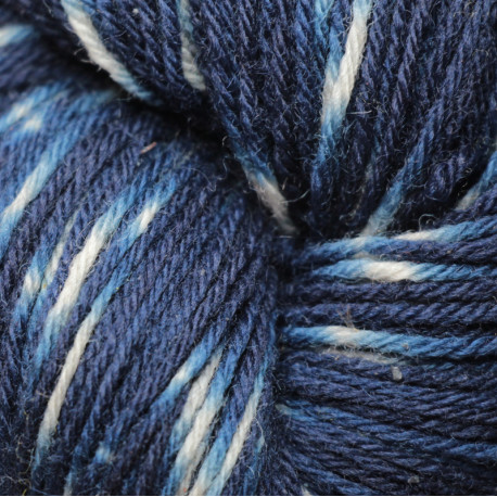 12/4 wool - Tie and dye indigo