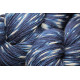 Laine 12/4 - Bleu indigo en fermentation tie and dye