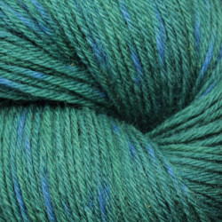 Laine 12/4 - Vert et bleu tie and dye