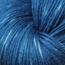 Laine 12/4 - Bleu indigo tie and dye léger