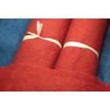 Fulled wool coupon 150x30cm - Madder red