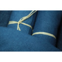 Fulled wool coupon 150x30cm - Indigo blue