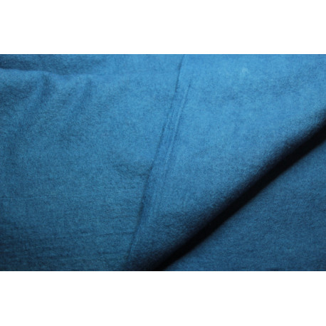 Coupon toile foulonnée 150x90cm - Bleu indigo