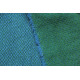 Sergé "rosette" bicolore - Indigo vert/bleu 154x200cm