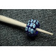 Handspindle - Blue glass with small eyes