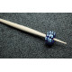 Handspindle - Blue glass with small eyes