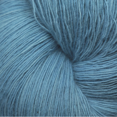 1-ply BB Nat merino - Light japanese indigo blue