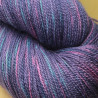 Mérinos et soie 16/2 - Violet et bleu tie and dye