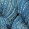 1-ply BB Nat - Light indigo tie dye