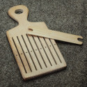 Heddle with handle and shuttle