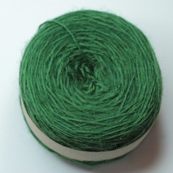 20/4 wool - Medium green Indigo + Weld
