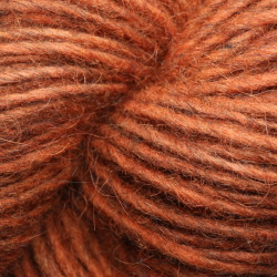 Icelandic 1-ply wool - Mottled madder red