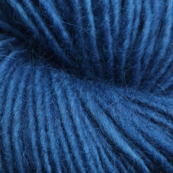 Icelandic 1 ply wool - Dark  indigo blue fermentation vat