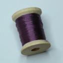Flat silk - Cochineal purple