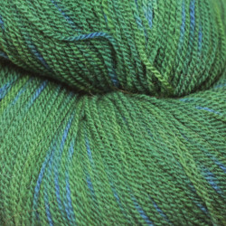 Mérinos d'Arles 15/2 - Vert et bleu tie and dye