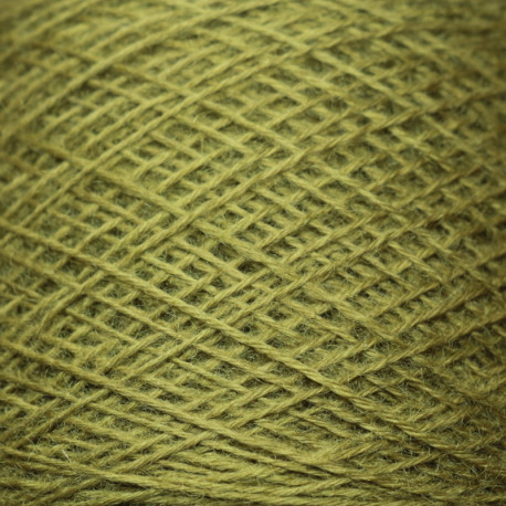 Laine 20/4 - Pelotes de 100g Vert Gaude + fer