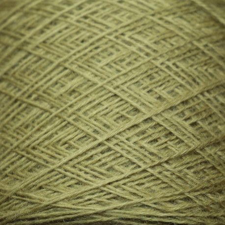 Laine 20/4 - Pelotes de 100g Vert Gaude + fer clair