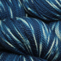Organic 7/2 merino - Indigo tie dye