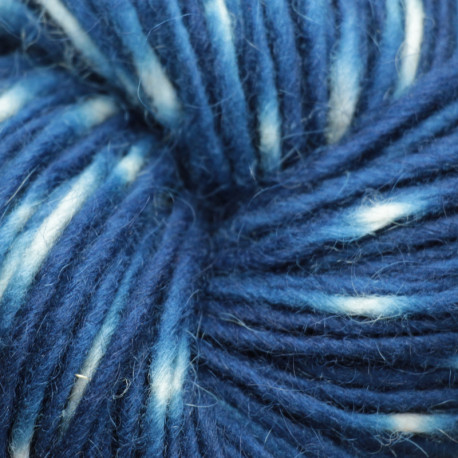 Laine 1 brin islandaise - Bleu indigo tie and dye