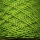 Laine 20/4 -Vert Indigo + Gaude vif - 100g