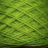 Laine 20/4 -Vert Indigo + Gaude vif - 100g