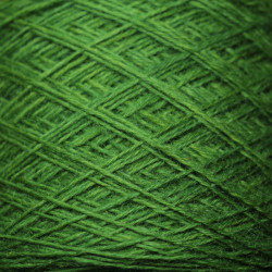 Laine 20/4 -Vert Indigo + Gaude moyen - 100g