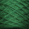 Laine 20/4 -Vert Indigo + Gaude foncé - 100g
