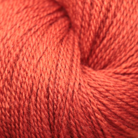 Mérinos bio 7/2 - Rouge garance