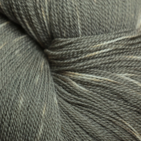 Mérinos et  soie 24/2 - Gris Eucalyptus tie dye