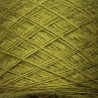 Laine 20/4 - Vert Gaude + fer lumineux - 100g