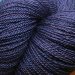 Organic 7/2 merino - Cochineal + indigo Purple