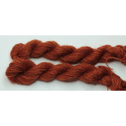 Laine 20/2 - 25m - Brique garance + noix