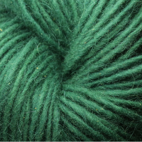 Icelandic 1-ply wool - Dark indigo + weld green