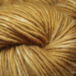 Icelandic 1-Ply wool - Light Walnut tie and dye brown
