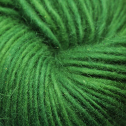 Laine 1 brin islandaise - Vert moyen gaude + indigo