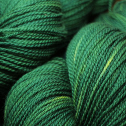 Organic 7/2 merino - Indigo and weld green