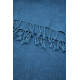 Kala cotton scarf - Medium indigo blue