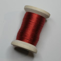 Soie ovale 100m - Rouge vif