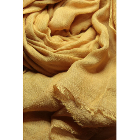 Light silk scarf - Buckthorn alder bark